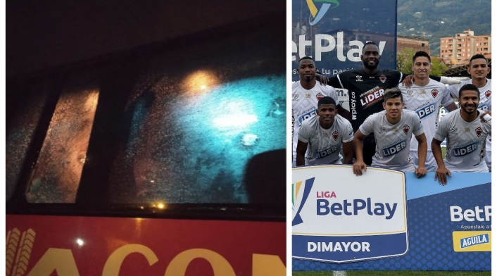 Bus de Patriotas agredido