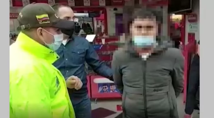 Captura de extorsionista