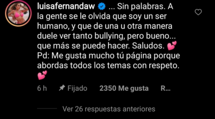 Comentario de Luisa Fernanda W