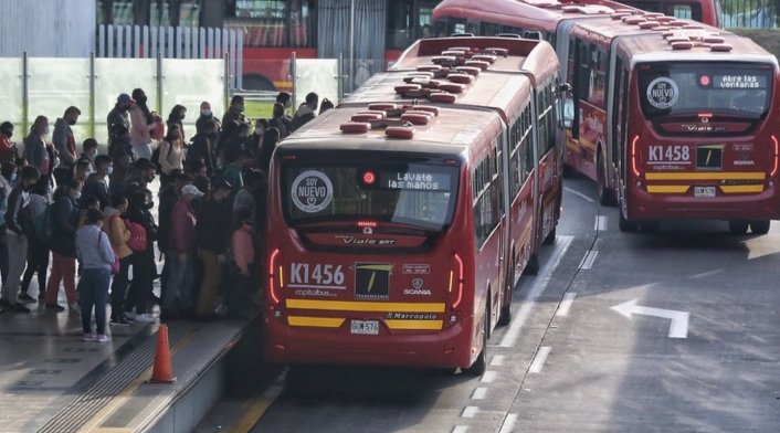 Transmilenio Bogotá es la ciudad con más casos de coronavirus en Colombia