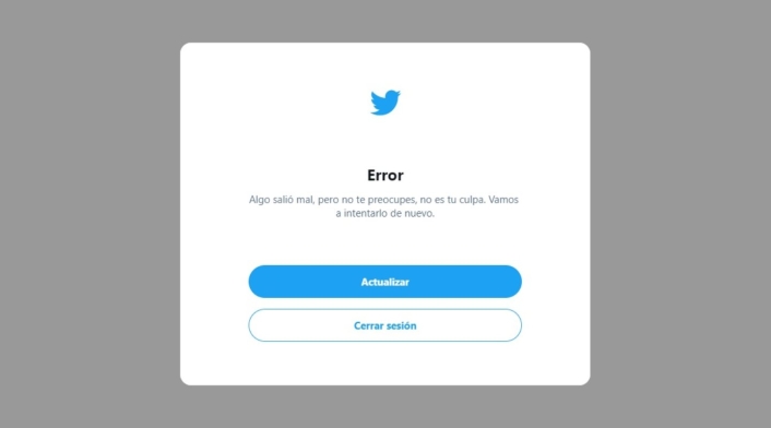 Error en Twitter Error en Twitter