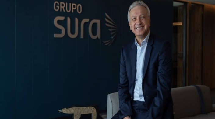 Presidente del Grupo Sura, Gonzalo Pérez.