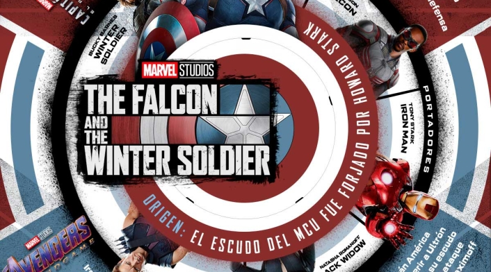 Infografía del escudo del Capitán América