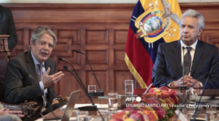 Guillermo Lasso y Lenín Moreno