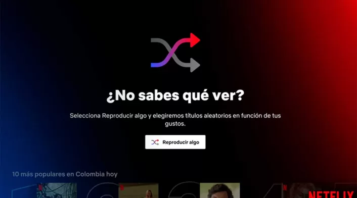 Netflix, estrena función reproducir algo