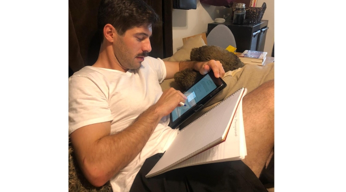 Nick Crimaldi, un obrero de construcción en Estados Unidos Nick Crimaldi, un obrero de construcción en Estados Unidos