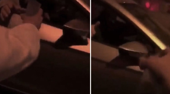 Ofrecen trago a policías mientras iban de rumba en un carro