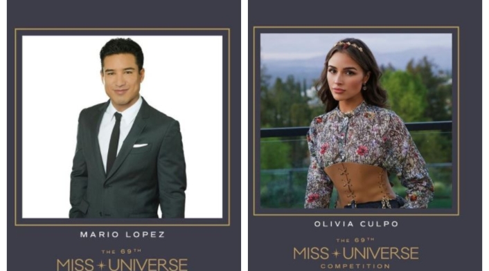 Mario López y Olivia Culpo presentarán la ceremonia de Miss Universo el 16 de mayo.