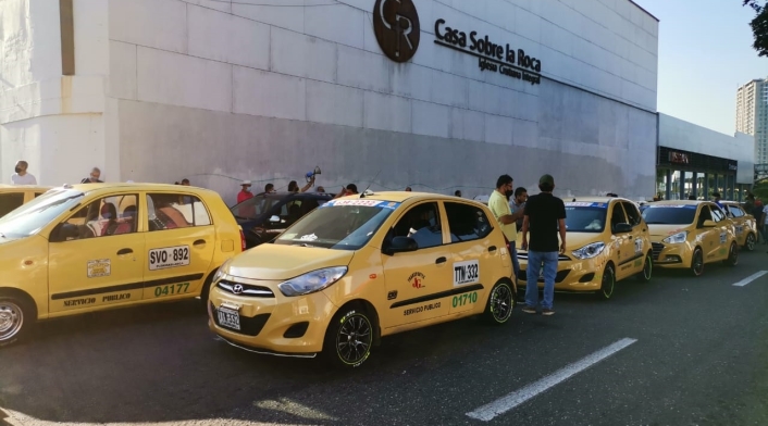 Se reporta congestión, en el norte y sur del área metropolitana de Bucaramanga.