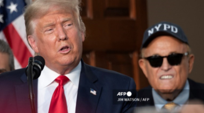 Donald Trump y Rudy Giuliani