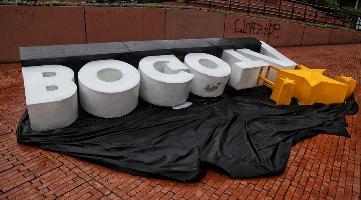 Vandalismo en paro nacional 28 de abril