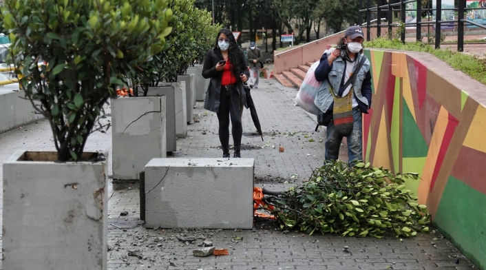 Vandalismo en paro nacional 28 de abril