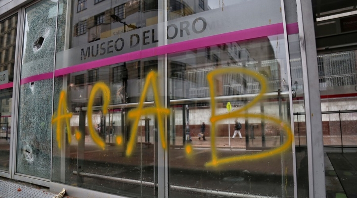 Vandalismo en paro nacional 28 de abril
