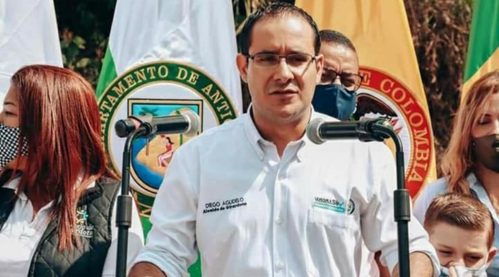 Alcalde de Girardota, Diego Agudelo.
