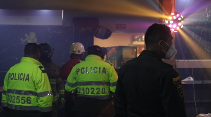 Fiesta clandestina en Bogotá