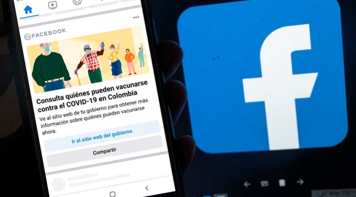 App de Facebook informa sobre vacunas