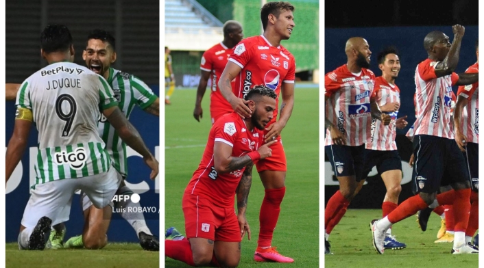 Nacional, América y Junior 2021