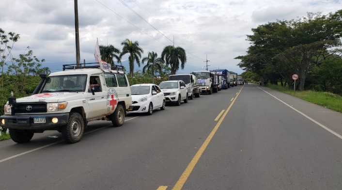 Bloqueos en vías de Colombia
