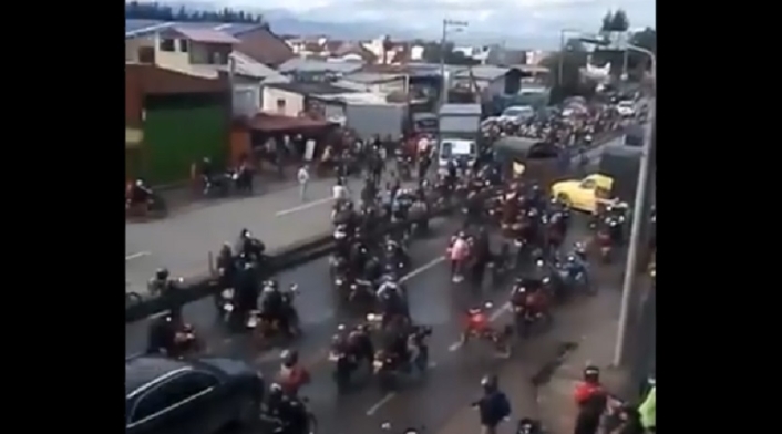 Bloqueos en Cundinamarca Bloqueos en Cundinamarca