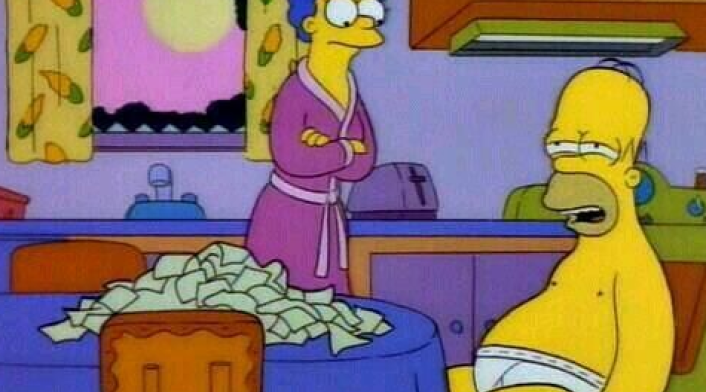 Marge, creo que estoy ciego