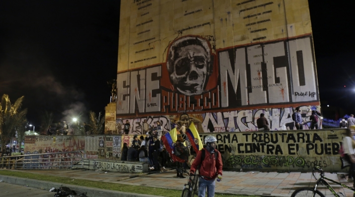 Vandalismo en el Monumentos a los Héroes