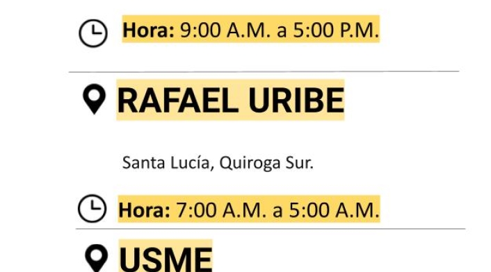 Cortes de luz en Bogotá para el jueves 13 de mayo