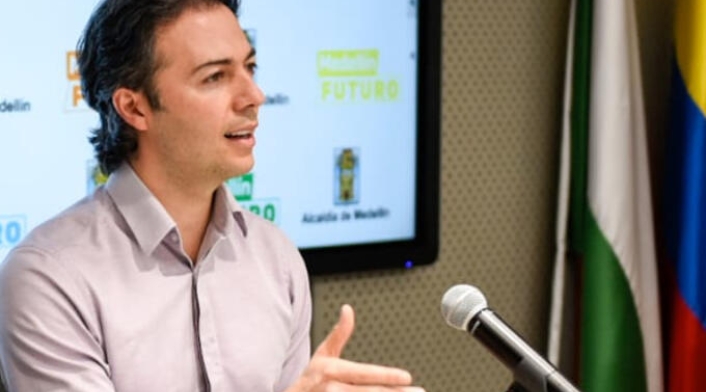 Alcalde de Medellín, Daniel Quintero.