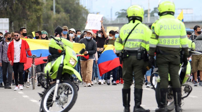 Bogotá vivió nuevas protestas en quinto día de paro nacional