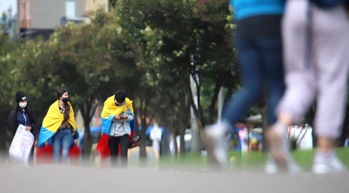 Protestas en Bogotá - bloqueos en Bogotá 12 de mayo