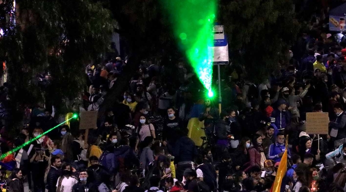 Paro nacional Colombia 15 de mayo / Manifestación en Los Héroes