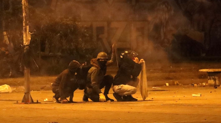 Enfrentamiento en el Portal Las Américas