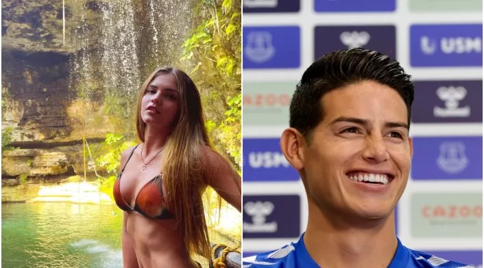 Valeria Duque y James Rodríguez Valeria Duque y James Rodríguez