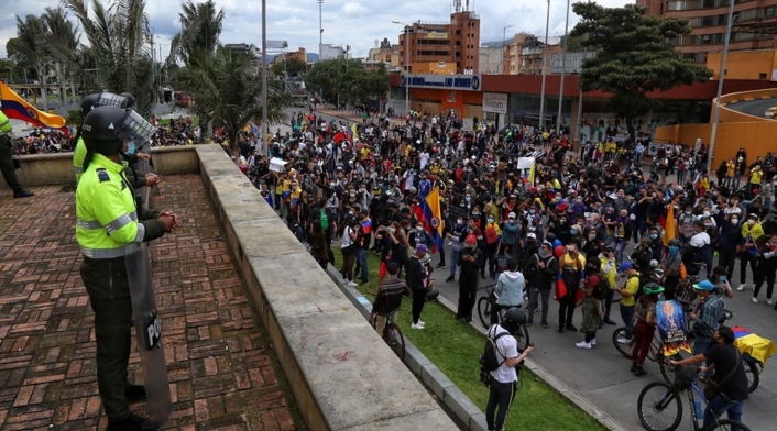 Marchas en Bogotá este 1 de mayo de 2021