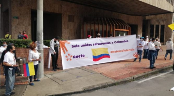 Marcha Bogotá no más violencia