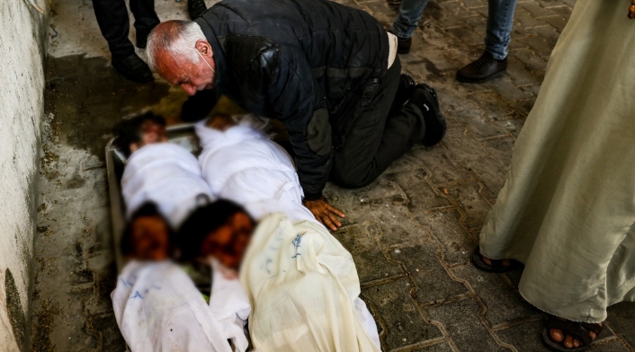 Niños muertos por bombardeo de Israel a la Franja de Gaza