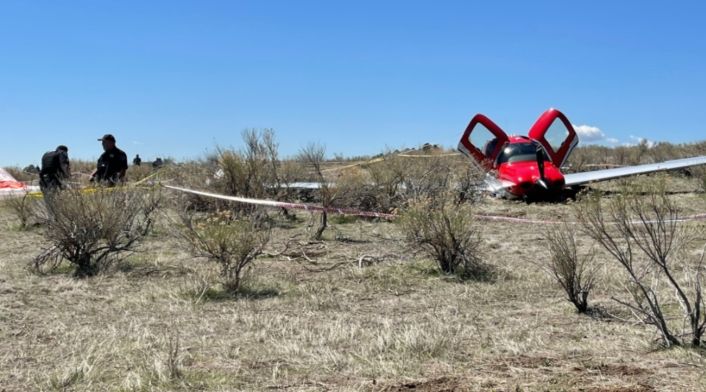 No les tocaba: Dos aviones chocaron, cayeron y nadie murió