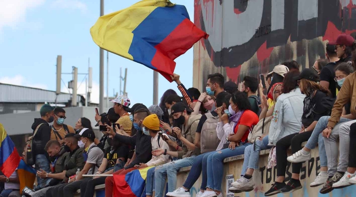 Protestas 19 de mayo en Bogotá/ paro nacional en Colombia 19 de mayo