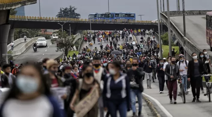 Marchas en Paro Nacional del 3 de mayo de 2021 Marchas en Paro Nacional del 3 de mayo de 2021