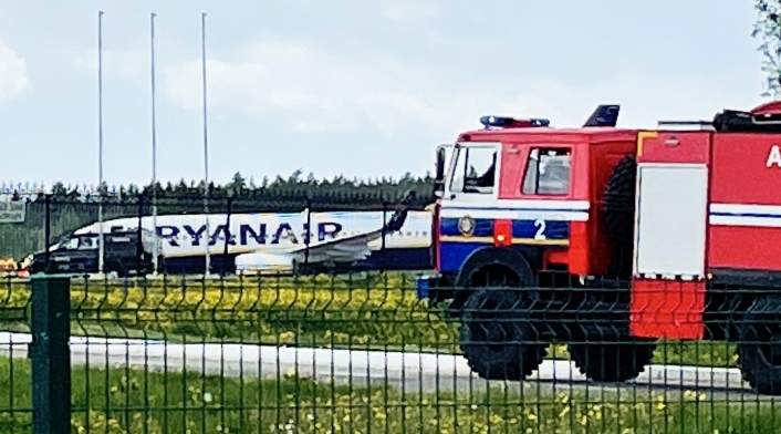 Vuelo de Ryanair desviado en Bielorrusia