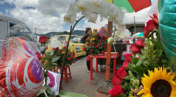 Día de la madre: vendedores de flores en Bogotá aumentaron ventas