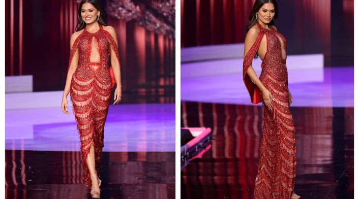 Vestido de Miss México, Andrea Meza, coronada como Miss Universo 2020