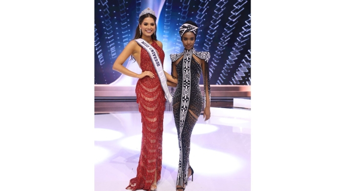 Andrea Meza, Miss Universo 2020 y Zozibini Tunzi