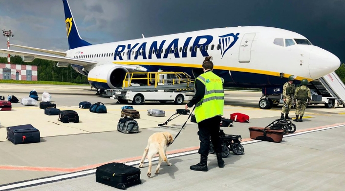 Vuelo de Ryanair desviado por Bielorrusia