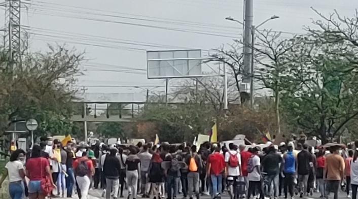 Marcha desarrollada el 3 de mayo en Barranquilla