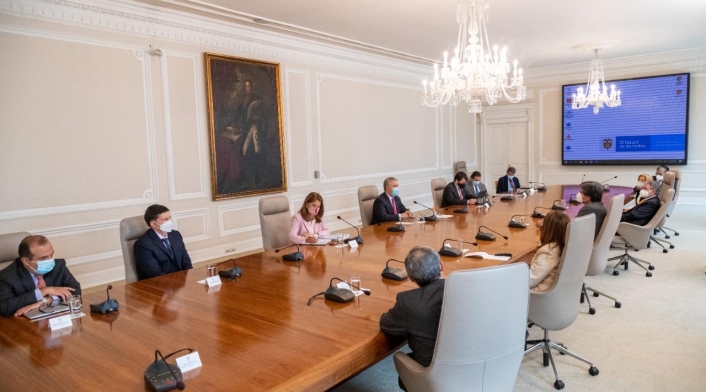Presidente Iván Duque, reunión con Altas Cortes