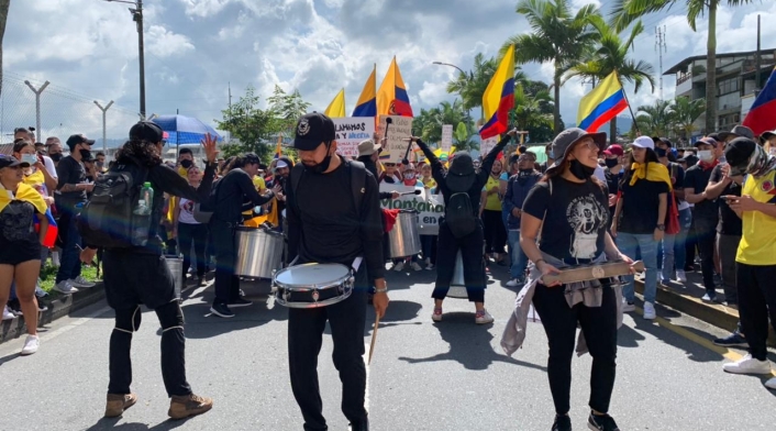 Marcha de la Indignación en Pereira