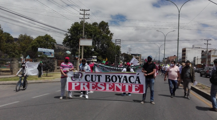 Manifestaciones Tunja.
