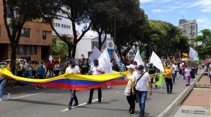 Marchas en Bucaramanga