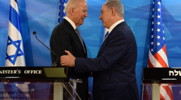 Joe Biden y Benjamin Netanyahu