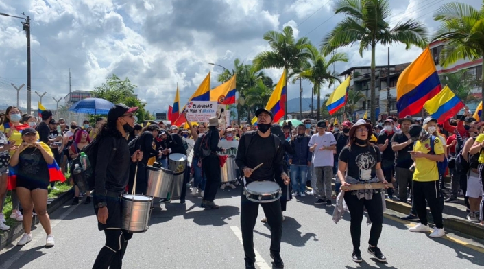 Marcha de la Indignación en Pereira